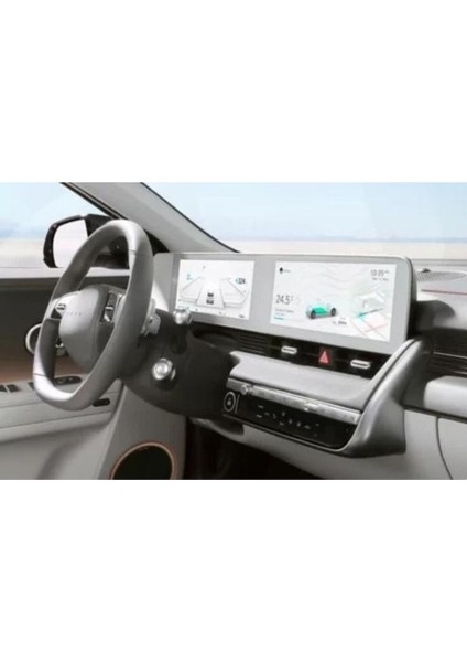 Hyundai Ionıq 5 Dijital Gösterge ve Navigasyon 12.3 Inç Uyumlu Nano Ekran Koruyucu 2023 2024 fiyatları