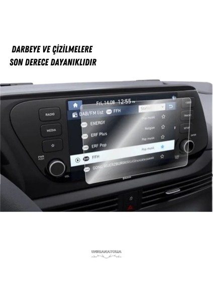 Hyundai Yeni Bayon 2024 Navigasyon ve Multimedya Uyumlu Nano Ekran Koruyucu modelleri