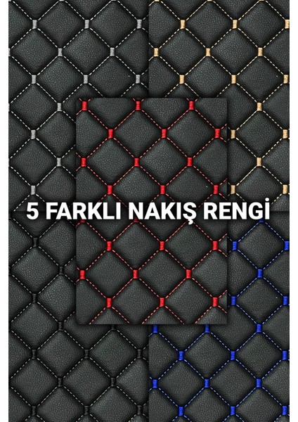 Kapitone Nakışlı Döşemelik Suni Deri 6mm Süngerli 100CM x 140CM