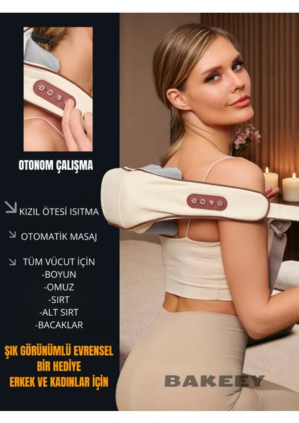 Isıtmalı Boyun ve Vücut Masaj Aleti – Çok Kademeli, Derin Doku Masaj Cihazı fiyatları