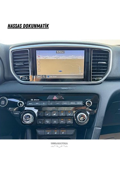 Kia Sportage 2020 2021 2022 Uyumlu 8 Inç Navigasyon ve Multimedya Nano Ekran Koruyucu modelleri