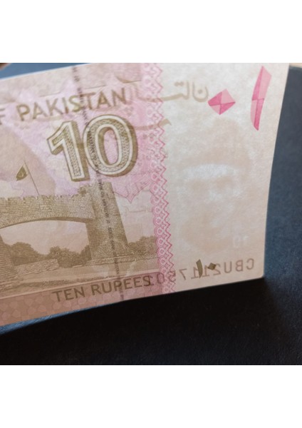 399636800E2511EA51 2022 Pakistan 10 Rupi Çil Eski Yabancı Kağıt Para