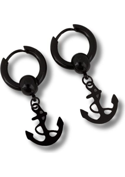 Black Anchor Küpe