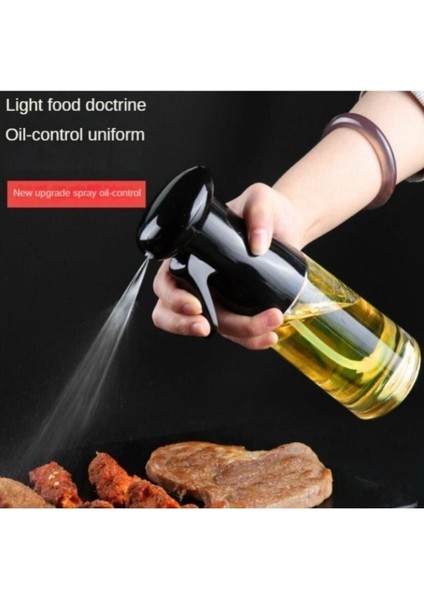 220 ml Siyah Sprey Yağdanlık, Püskürtmeli ve Dökülmesiz, Airfryer Uyumlu