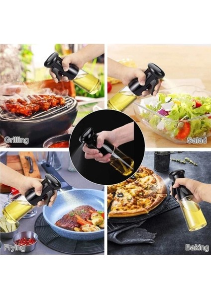 220 ml Siyah Sprey Yağdanlık, Püskürtmeli ve Dökülmesiz, Airfryer Uyumlu fiyatları