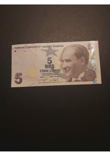 39963680EAE6C1C5CB 5tl Ççt+ Güzel Numara Tc Kağıt Para