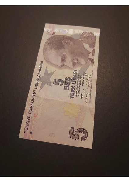 39963680EAE6C1C5CB 5tl Ççt+ Güzel Numara Tc Kağıt Para