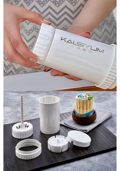 Pratik tereyağı kesme ve saklama aparatı, ölçme ve yayma kolaylığı, 250-499 ml, beyaz
