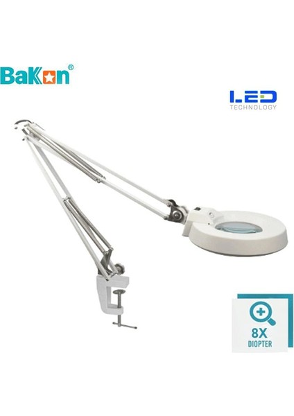 BK500C LED 8x Akrobat Büyüteç