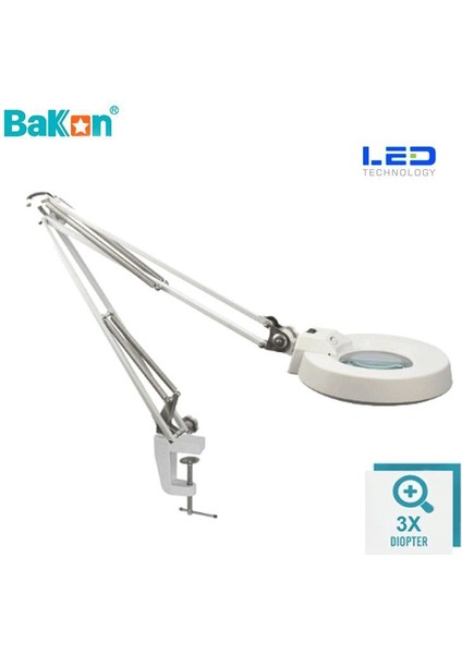 BK500C LED 3x Akrobat Büyüteç