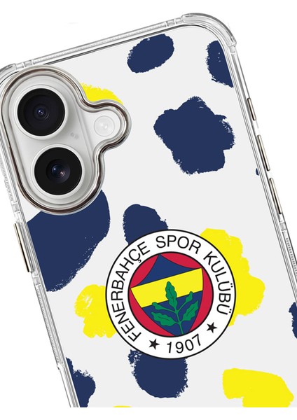 Apple iPhone 16 Uyumlu Fenerbahçe Damalı Arma Lisanslı Telefon Kılıfı fiyatları