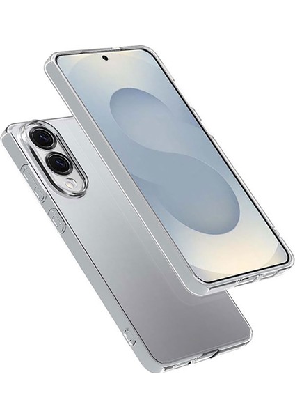 Galaxy S25 Edge Kılıf Alt Süper Silikon Kapak - Şeffaf