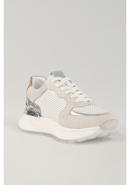 Donatella Beyaz Deri Kadın Sneakers, Deri, Günlük Ayakkabı, Spor Ayakkabı 25452 modelleri