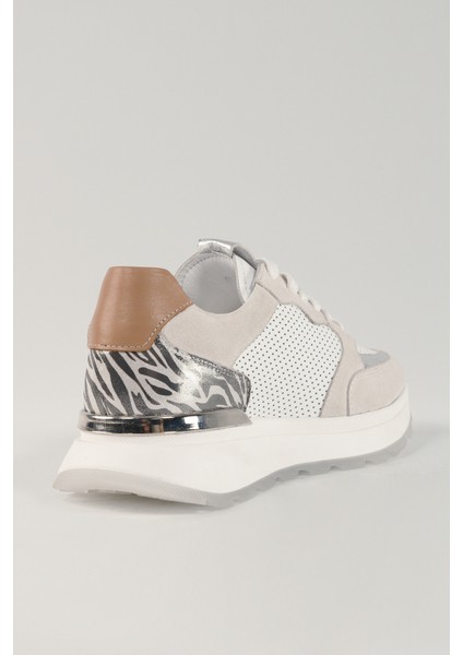 Donatella Beyaz Deri Kadın Sneakers, Deri, Günlük Ayakkabı, Spor Ayakkabı 25452 fırsatları