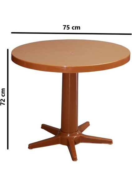 MT-GF205 Prima Rose Plastik Yuvarlak Bahçe Balkon Masa Ø75 cm fiyatları