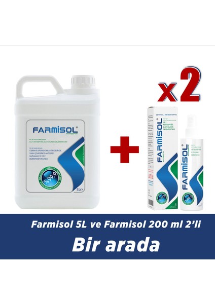 Antiseptik 5l + 200 ml 2'li