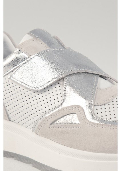 Gabriella Beyaz Deri Kadın Sneakers, Deri, Günlük Ayakkabı, Spor Ayakkabı 24048