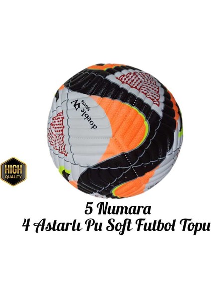 Uefa Ligi 4 Astarlı Sert Zemin Halı Saha Maç Topu 430GR