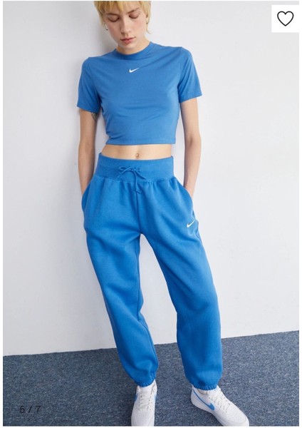 Sportswear Phoenix Fleece High-Rise Oversize Mavi Kadın Eşofman Altı fırsatları