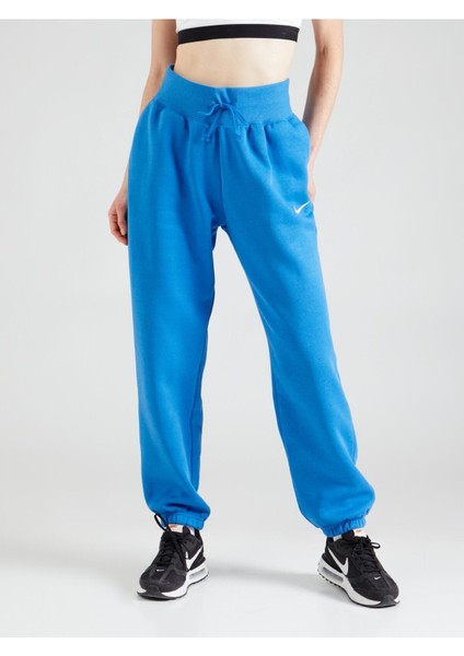 Sportswear Phoenix Fleece High-Rise Oversize Mavi Kadın Eşofman Altı indirimleri
