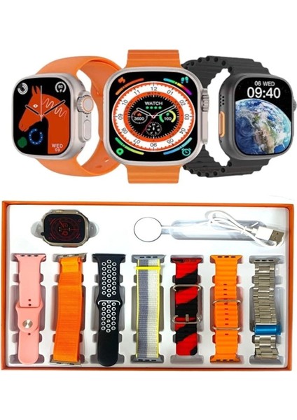 Watch 8 Ultra 7 In 1 Akıllı Saat
