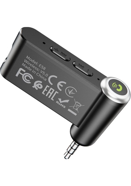 Magic Tak Çalıştır Uyumlu E58 Aux Girişli Bluetooth Ses Dönüştürücü Araç Kiti indirimleri