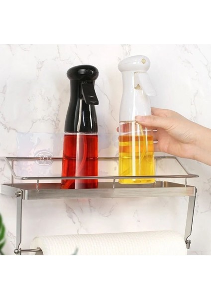 2'li Cam Sprey Yağdanlık Seti, 100 ml, Renkli, Püskürtücü, Air Fryer Uyumlu