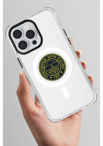 Apple iPhone 13 Pro Uyumlu Fenerbahçe Sarı Mono Arma Magsafe Lisanslı Telefon Kılıfı fırsatları