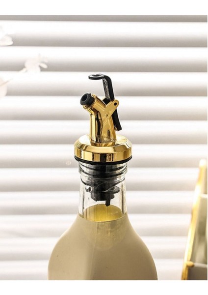 Şık ve kullanışlı 3'lü kapaklı yağdanlık seti, 750 ml, altın renk modelleri