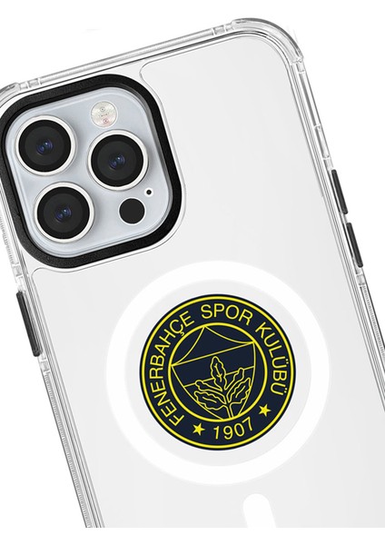 Apple iPhone 13 Pro Max Uyumlu Fenerbahçe Sarı Mono Arma Magsafe Lisanslı Telefon Kılıfı fiyatları