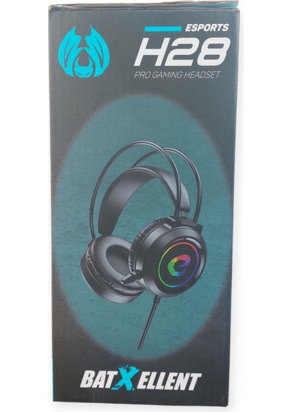 H28 LED Işıklı USB Kablolu 7.1 Stereo Bas Bilgisayar Dizüstü Oyuncu Gaming Kulak Üsütkulaklık fiyatları