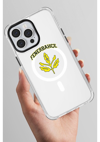 Apple iPhone 14 Pro Max Uyumlu Fenerbahçe Palamut Magsafe Lisanslı Telefon Kılıfı