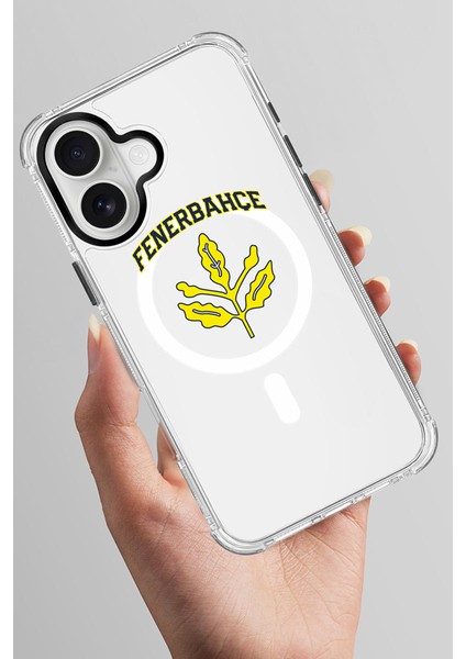 Apple iPhone 16 Uyumlu Fenerbahçe Palamut Magsafe Lisanslı Telefon Kılıfı fırsatları