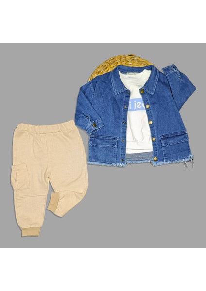 Kot Ceketli 3'lü Takım