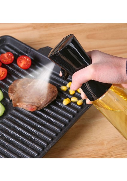 Sağlıklı cam sprey yağdanlık 230ml, kolay kullanım ve tasarruf sağlar, 2'li set.