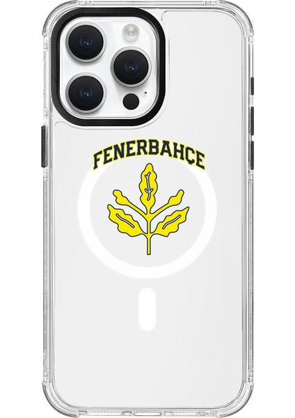 Apple iPhone 15 Pro Max Uyumlu Fenerbahçe Palamut Magsafe Lisanslı Telefon Kılıfı