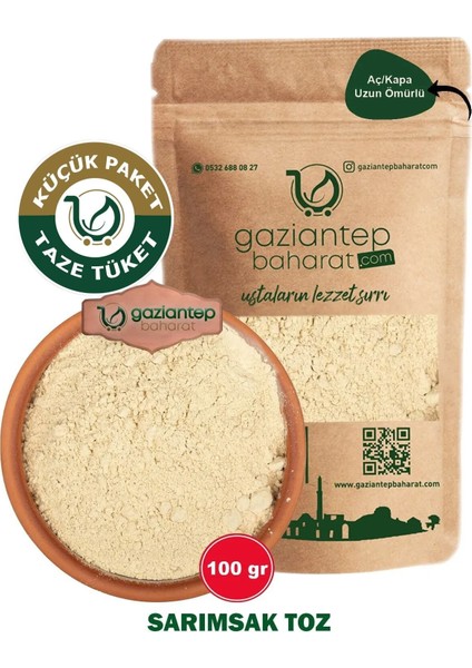 Sarımsak Tozu 100 gr - Doğal Lezzet ve Sağlık Bir Arada