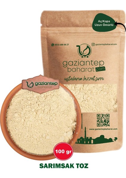 Sarımsak Tozu 100 gr - Doğal Lezzet ve Sağlık Bir Arada