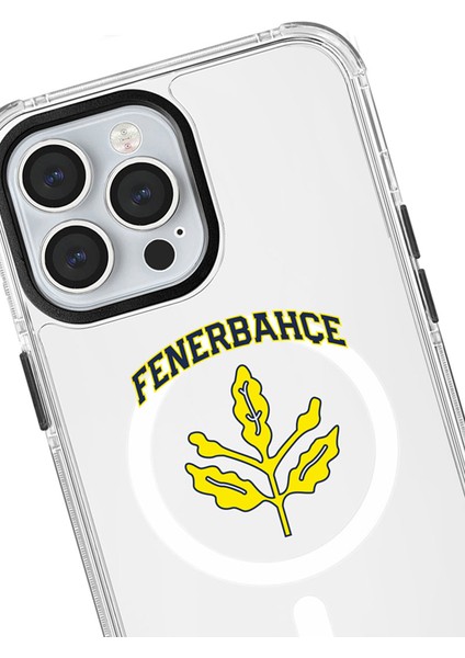 Apple iPhone 13 Pro Max Uyumlu Fenerbahçe Palamut Magsafe Lisanslı Telefon Kılıfı