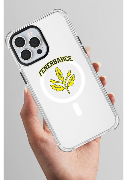 Apple iPhone 13 Pro Max Uyumlu Fenerbahçe Palamut Magsafe Lisanslı Telefon Kılıfı