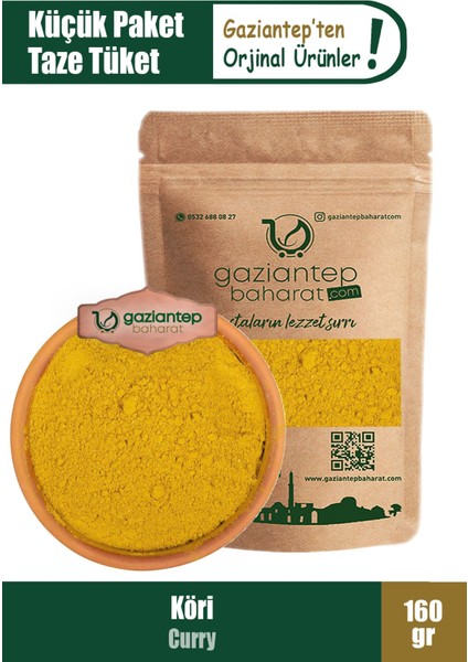 Köri 160 gr – Yöresel Baharat, Zengin Aroma ve Lezzet