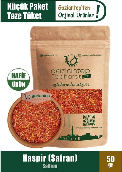 Haspir (Safran) 50 gr – Gaziantep Yöresel Doğal Baharat
