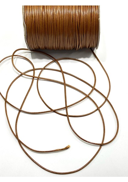 Deri İp / Bileklik İpi / Takı Tasarım İpi / 5 Metre / 1,5 mm /