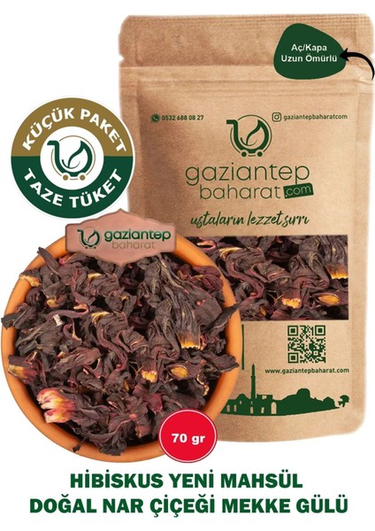 Hibiskus 70 gr – Doğal Bitki Çayı