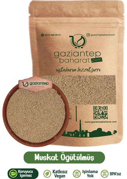 Öğütülmüş Muskat 50 gr - Doğal ve Yüksek Kaliteli Baharat