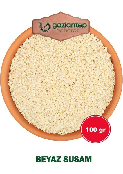 Beyaz Susam 100 gr - Gaziantep’ten Doğal ve Taptaze Lezzet indirimleri