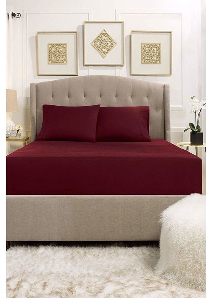 90X200 Tek Kişilik Lastikli Çarşaf Seti %100 Pamuklu