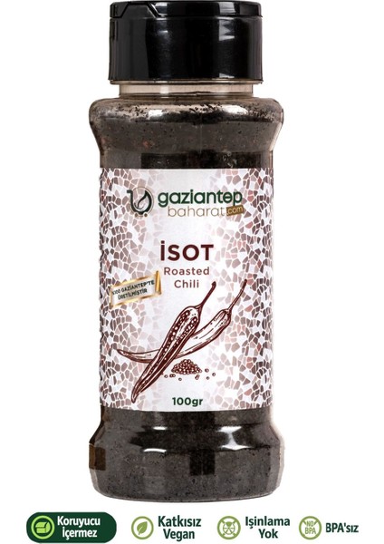 İsot 100 gr - Doğal ve Taze Baharat (Gaziantep Üretimi)