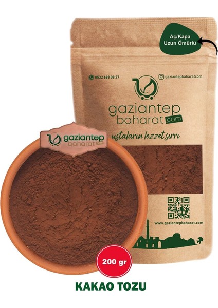 Kakao Tozu 200 gr – Yoğun Aromalı fırsatları