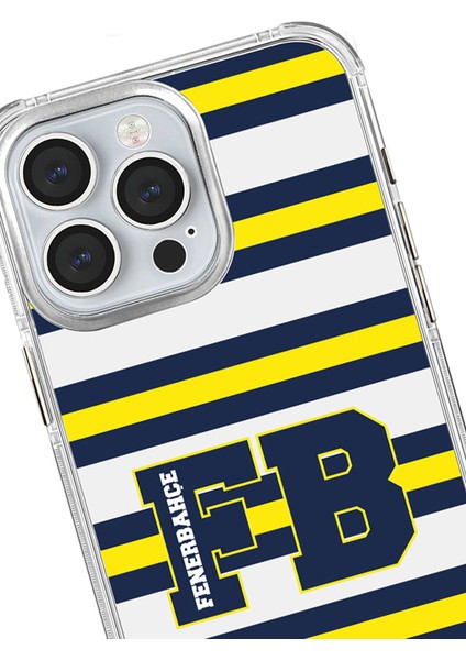Apple iPhone 15 Pro Max Uyumlu Fenerbahçe Kolej Çizgili Lisanslı Telefon Kılıfı fiyatları